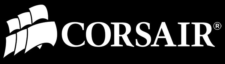 Corsair Logo Czarne Tlo