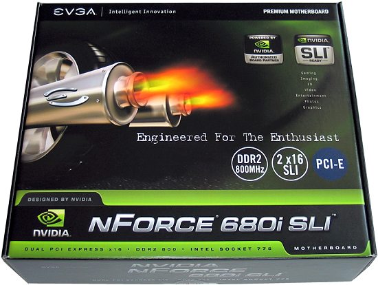 EVGA Nvidia nForce 680i - pudeko