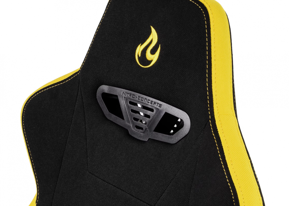 Nitro Concepts S300 Astral Yellow Logo
