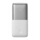 Powerbank Baseus Bipow PRO 10000mAh, 2xUSB, USB TYP-C, + przewd USB Typu A - USB Typu C 3A 0.3m, 20W - biay (PPBD040202)