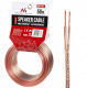 Kabel gonikowy, Transparent PVC, Maclean 2*1.5mm2 / 48*0.20CCA 3,5*7,0mm, 50m, MCTV-511