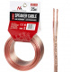Kabel gonikowy, Transparent PVC, Maclean 2*1.5mm2 / 48*0.20CCA 3,5*7,0mm, 25m, MCTV-510