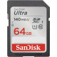 Karta SanDisk Ultra SDXC 64GB 140MB/s UHS-I Class 10 (SDSDUNB-064G-GN6IN)
