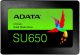 Dysk ADATA Ultimate SU650 SSD 2,5" 1TB SATA 520/450MBs TLC 3D ASU650SS-1TT-R