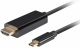 Przewd USB TYP-C / HDMI 2.0 4K@60Hz 1m czarny Lanberg