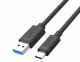 Unitek przewd USB 3.1 TYP-A - TYP-C M-M 0.25 m (Y-C490BK)