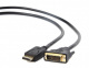 Gembird Kabel DisplayPort (M) do DVI-D (M) 1m (CC-DPM-DVIM-1M)