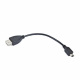 Gembird Adapter Mini USB BM do USB 2.0 AF OTG 15cm