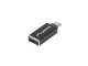 Lanberg Adapter USB-C(M) 3.1 do USB-A(F) Czarny OTG