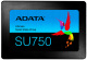 Dysk ADATA Ultimate SU750 SSD 2,5" 256GB SATA 550/520MBs TLC 3D ASU750SS-256GT-C