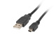 Lanberg Kabel USB 2.0 MINI AM-BM5P CANON czarny 30cm (CA-USBK-10CC-0003-BK)