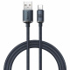 Kabel przewd USB Typ-C 120cm Baseus Crystal 100W 20V/5A - czarny (CAJY000401)