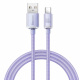 Kabel przewd USB Typ-C 120cm Baseus Crystal 100W 20V/5A - fioletowy (CAJY000405)