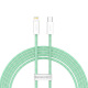 Kabel przewd USB Typ-C - Lightning / iPhone 200cm Baseus Dynamic z obsug szybkiego adowania 20W PD - zielony (CALD000106)