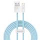 Kabel przewd USB - Lightning / iPhone 100cm Baseus Dynamic 2.4A - niebieski (CALD000403)