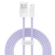 Kabel przewd USB - Lightning / iPhone 200cm Baseus Dynamic 2.4A - fioletowy (CALD000505)