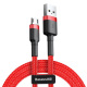 Kabel przewd USB - micro USB 100cm Baseus Cafule Quick Charge 2.4A z obsug szybkiego adowania - czerwony (CAMKLF-B09)