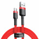 Kabel przewd USB Typ-C 200cm Baseus Cafule Quick Charge 2A z obsug szybkiego adowania - czerwony (CATKLF-C09)