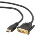 Gembird kabel HDMI/DVI-DM (18+1) 4,5m CC-HDMI-DVI-15