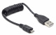 Gembird kabel spirala 20-60cm AM-Micro USB 2.0 (CC-MUSB2C-AMBM-0.6M)