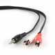 Gembird CCA-458-15M, kabel Mini Jack [M] na 2 x RCA Chinch [M], 15m