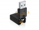 Delock adapter obrotowy 360/180 USB 2.0 AM do USB 2.0 AF