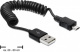 Delock 83162 - Kabel USB AM-USB Micro Spirala 20-60cm