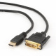 Gembird kabel HDMI/DVI-DM (18+1) 3m CC-HDMI-DVI-10