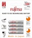 Fujitsu White R03 AAA 750mAh opak
