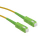 Patchcord wiatowd kabel Maclean, SC/APC-SC/APC, jednomodowy, dugo 1m, simplex, G657A2 (MCTV-431)