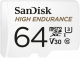 Karta SanDisk High Endurance (rejestratory i monitoring) microSDXC 64GB 100/30 MB/s V30 + Adapter SD (SDSQQNR-064G-GN6IA)