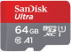 Karta SanDisk Ultra Android microSDXC UHS-I 64GB 140MB/s A1 Class 10 + Adapter SD (SDSQUAB-064G-GN6MA)