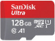 Karta SanDisk Ultra Android microSDXC UHS-I 128GB 140MB/s A1 Class 10 + Adapter SD (SDSQUAB-128G-GN6MA)