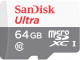 Karta SanDisk Ultra Android microSDXC UHS-I 64GB 100MB/s Class 10 (SDSQUNR-064G-GN3MN)
