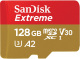 Karta SanDisk Extreme microSDXC 128GB 190/90 MB/s A2 C10 V30 UHS-I U3 Mobile (SDSQXAA-128G-GN6MA)