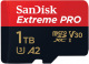 Karta SanDisk Extreme PRO microSDXC 1TB 200/140 MB/s A2 C10 V30 UHS-I U3 (SDSQXCD-1T00-GN6MA)