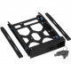Qnap TRAY-35-BLK01 3.5" HDD Tray with key lock and two keys, black and plastic, 2.5" and 3.5" screw packs include