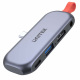 Unitek HUB USB TYP-C mobile, HDMI 4K, audio, PD 100W (D1070A)