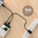 Unitek kabel zasilajcy USB wtyk