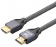 Kabel HDMI 2.1 Wozinsky 8K 60 Hz 48 Gbps / 4K 120 Hz / 2K 144 Hz 3m srebrny (WHDMI-30)