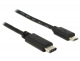 Delock 83602 kabel USB Type-C (M)-Micro BM 1m 2.0 Czarny