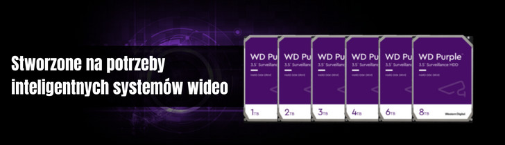 Dyski twarde Western Digital Purple i Purple Pro