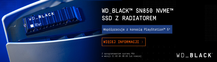 WD Black - gamingowe dyski do konsol PS5 i komputerów stacjonarnych