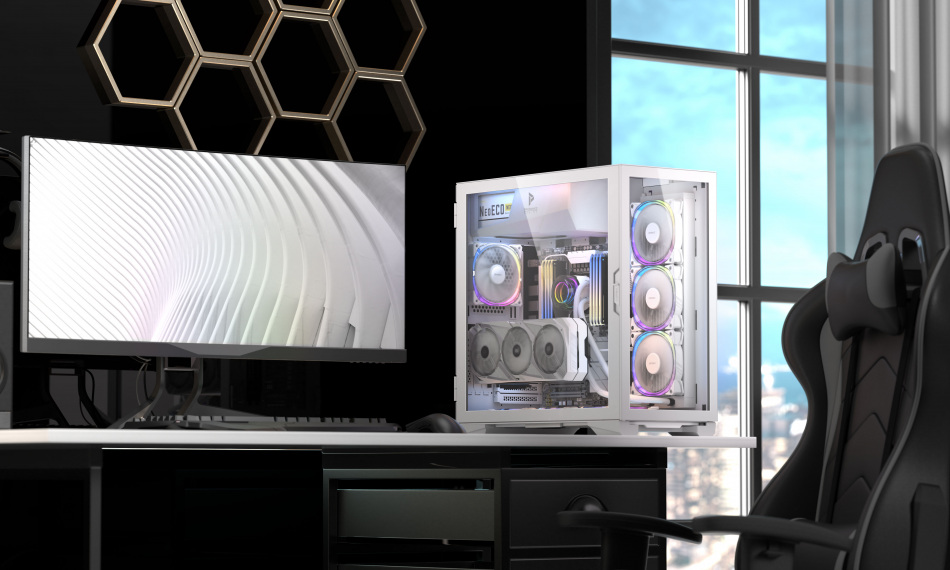 Antec Vortex360white P120 Render Scence