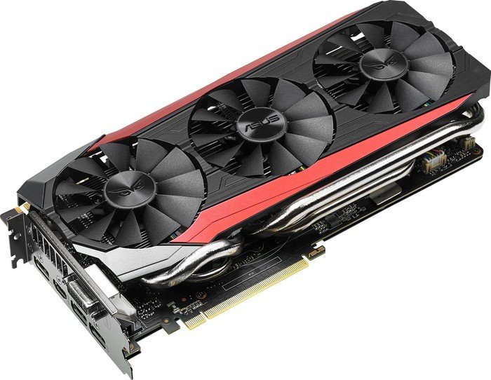 Asus Gf Gtx 980ti 6144mb 384bit Pci E Strix Gtx980ti Dc3oc 6gd5 Gpu