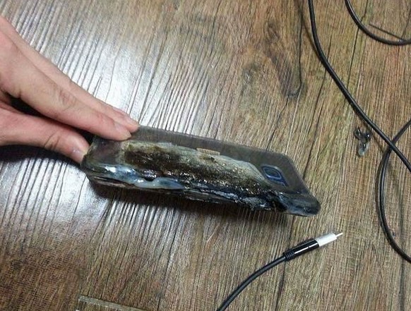 Burned Galaxy Note 3