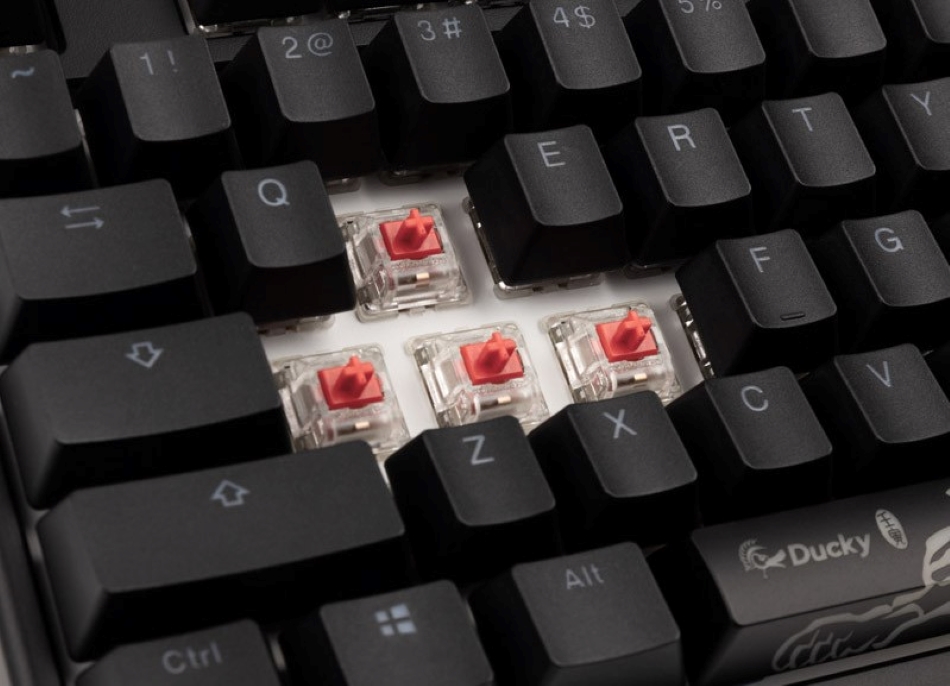 Ducky One 2 Backlit Pbt Mx Silent Red Rgb