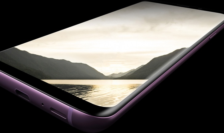 Galaxy S9 Display Visual Purple