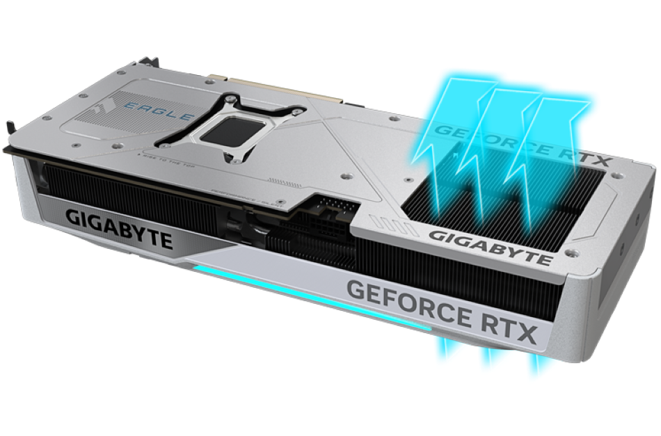 Gigabyte Geforce Rtx 5070 Ti Eagle Oc Ice 16gb Gddr7 Dlss 4 Gv N507teagleoc Ice 16gd Chlodzenie3