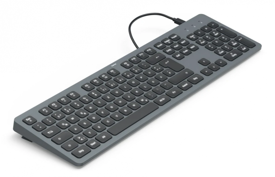 Hama Klawiatura Komputerowa Ck 400 Przewodowa Usb Qwerty Podswietlana